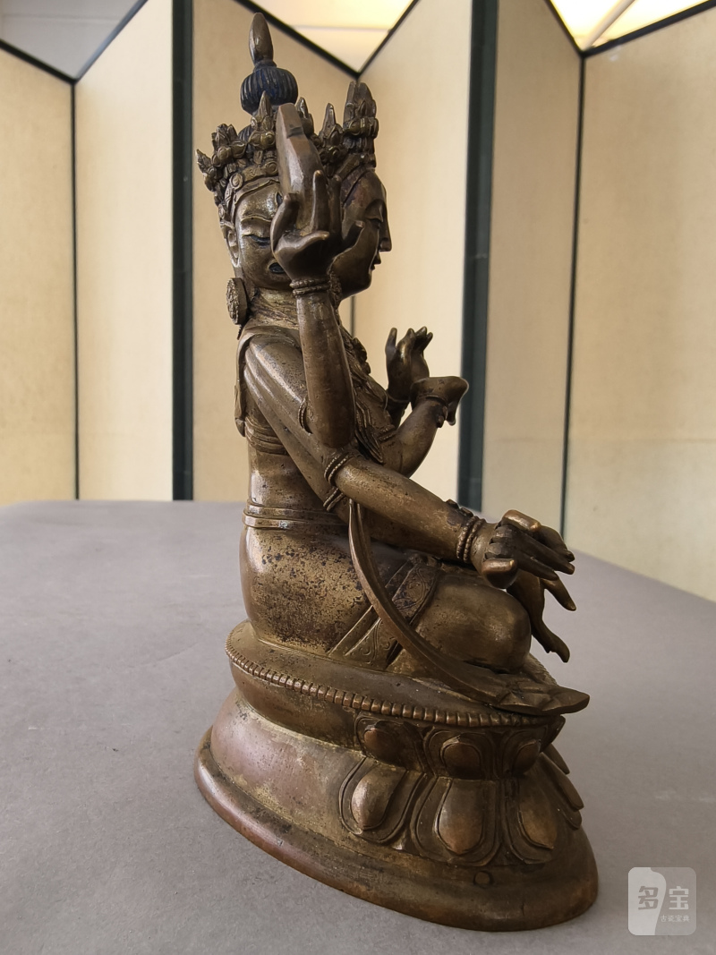 A BRONZE FIGURE OF USHNISHAVIJAYA - 图13